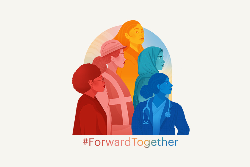 women forward together english