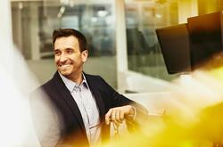 man at the office